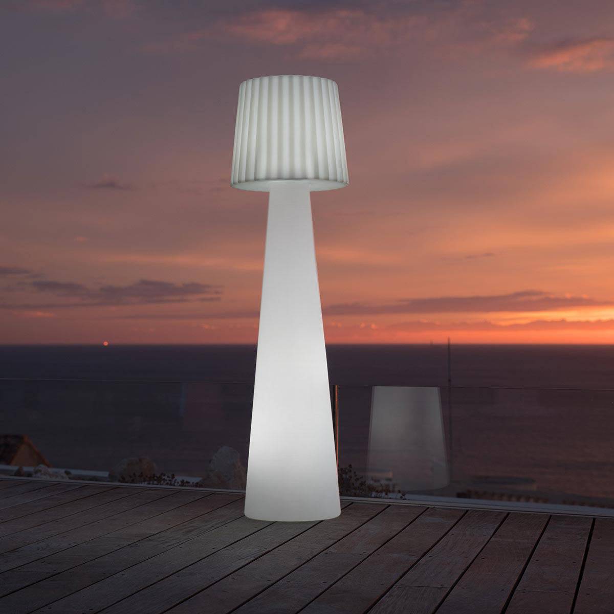 Lumisky - Lampadaire d'extérieur filaire LADY E27 H150cm - Imagen 6