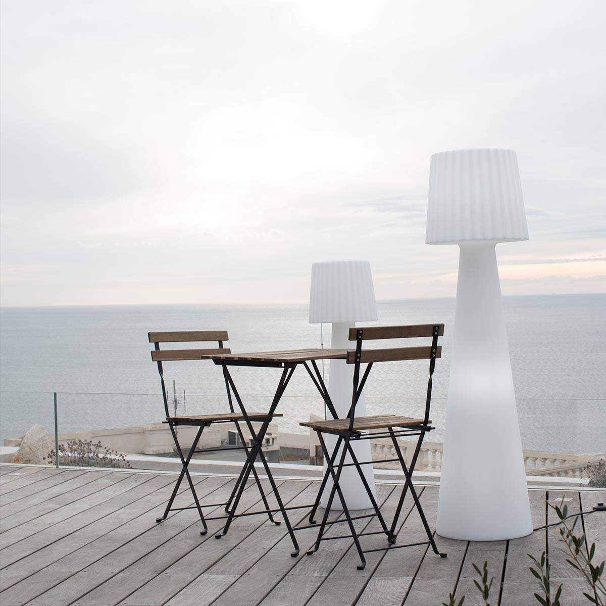 Lumisky - Lampadaire d'extérieur filaire LADY E27 H150cm - Imagen 7