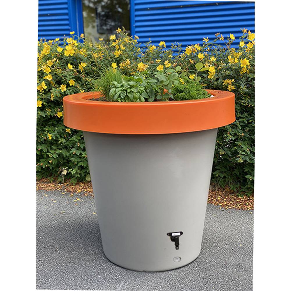 Récupérateur d'eau de pluie 420l lluvia duo + kit complet -plast'up rotomoulage - Image 2
