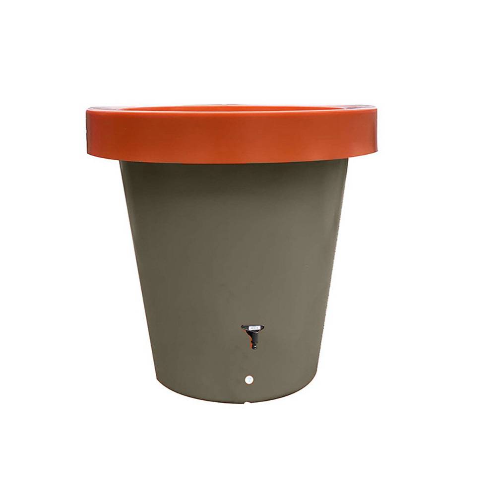 Récupérateur d'eau de pluie 420l lluvia duo + kit complet -plast'up rotomoulage - Image 1
