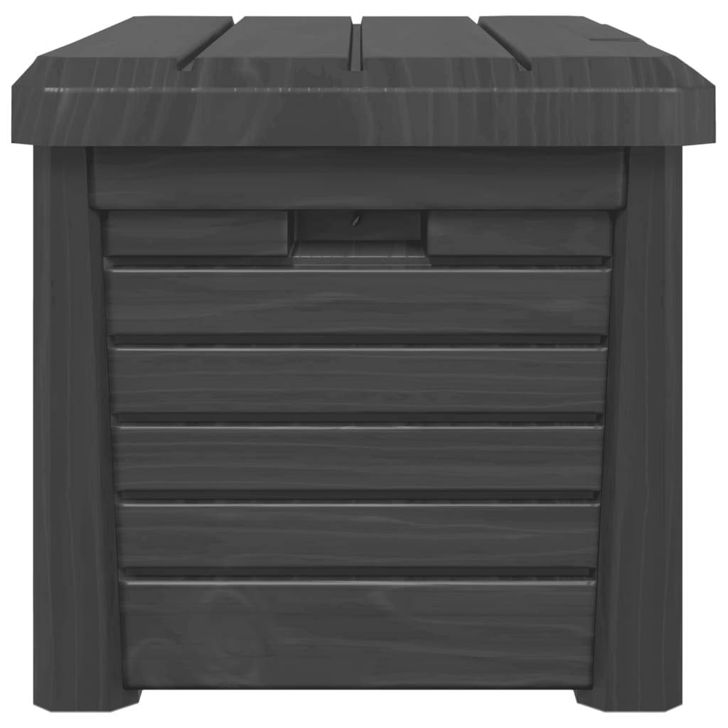 Boîte de rangement extérieure avec coussins - Coffre de rangement anthracite polypropylène - Image 6
