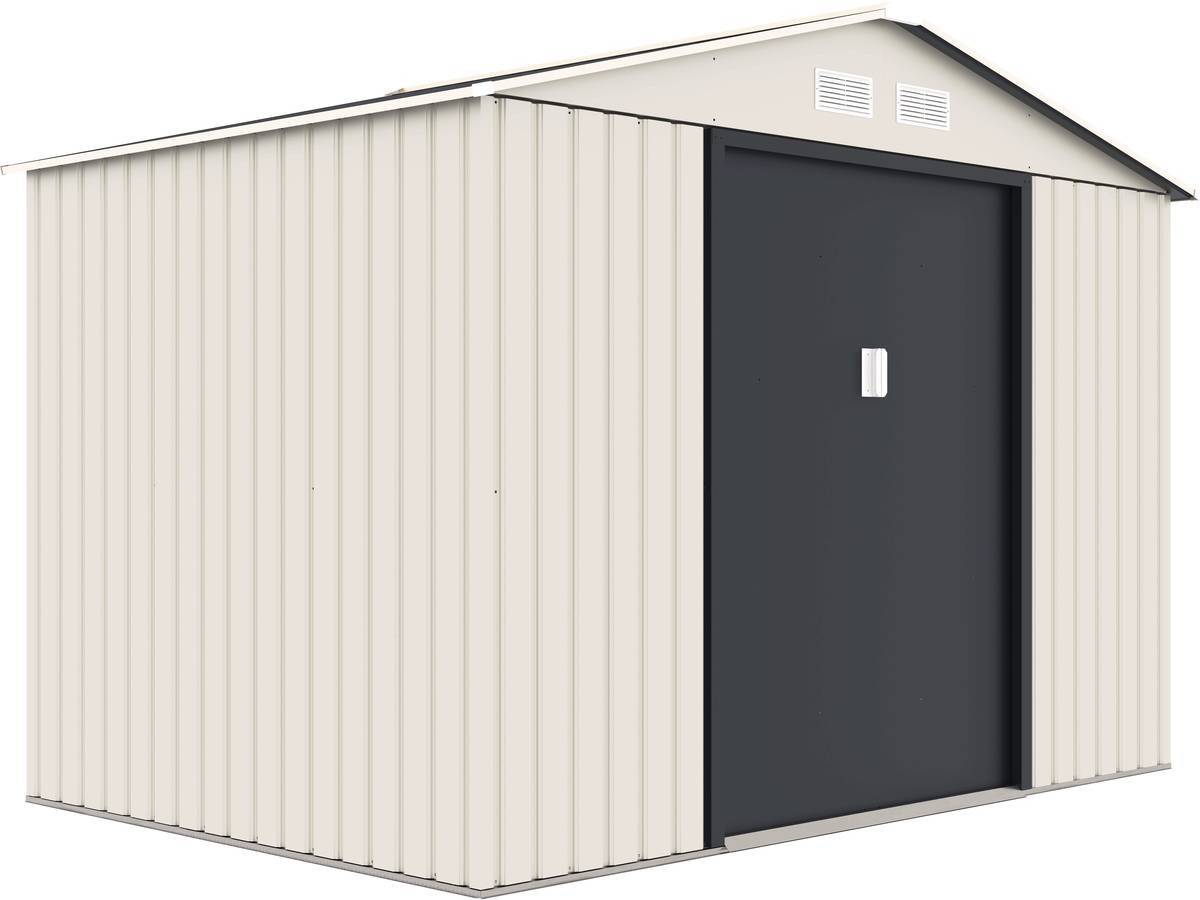 Habitat Et Jardin - Abri De Jardin Métal "nebraska" - 5,29 M2 (4,83 M2 Au Sol) - Beige -habitat Et Jardin - Imagen 4