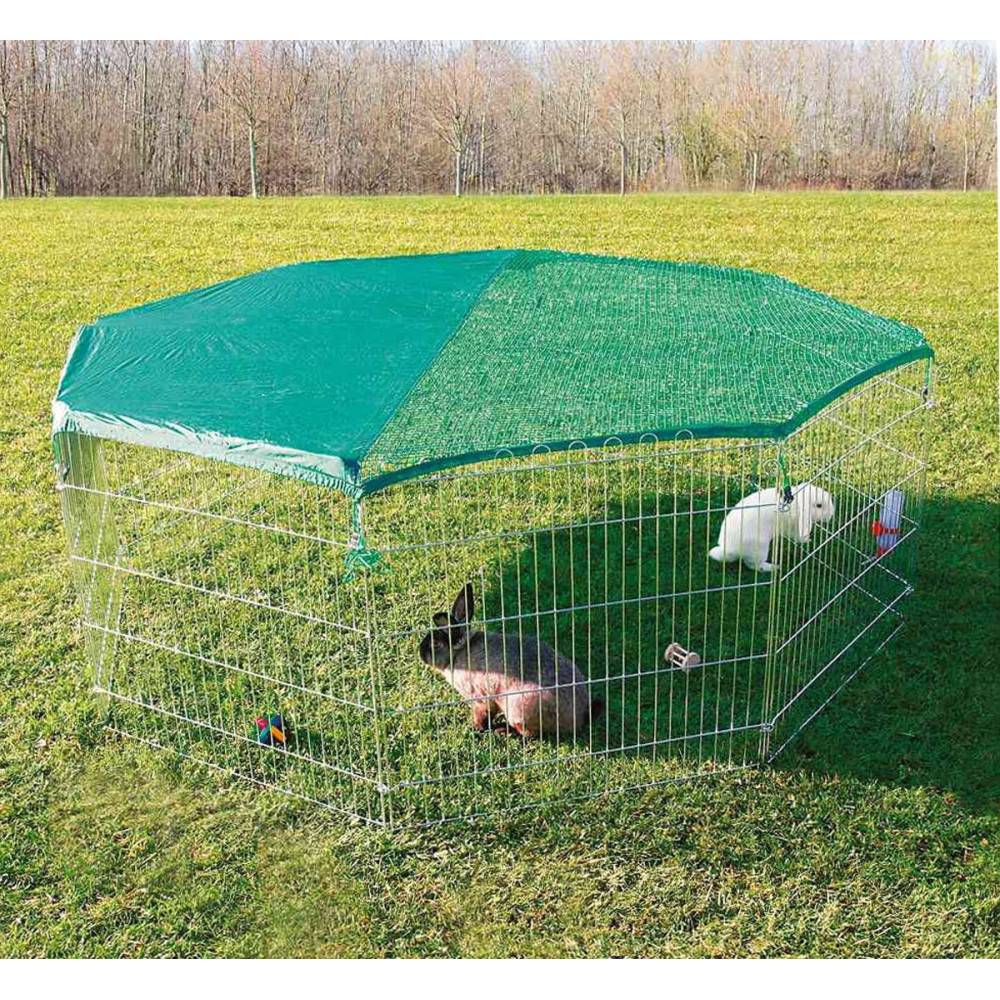 Trixie - enclos extérieur avec filet de protection ø210 x 75cm rongeur - Imagen 1