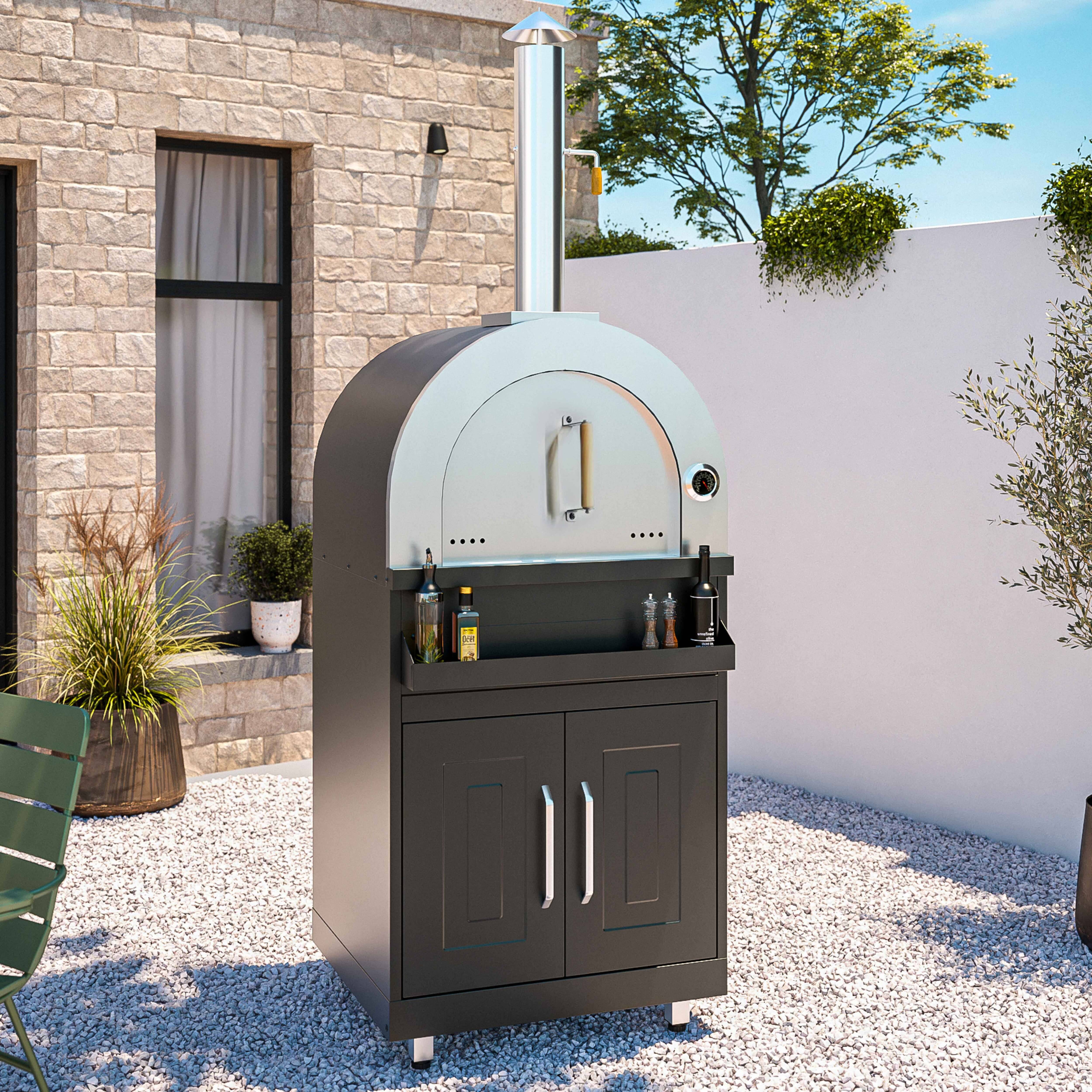 Oviala - Cuisine d'extérieur, 5 éléments et 3 modules de cuisson Memphis - Oviala - Imagen 4