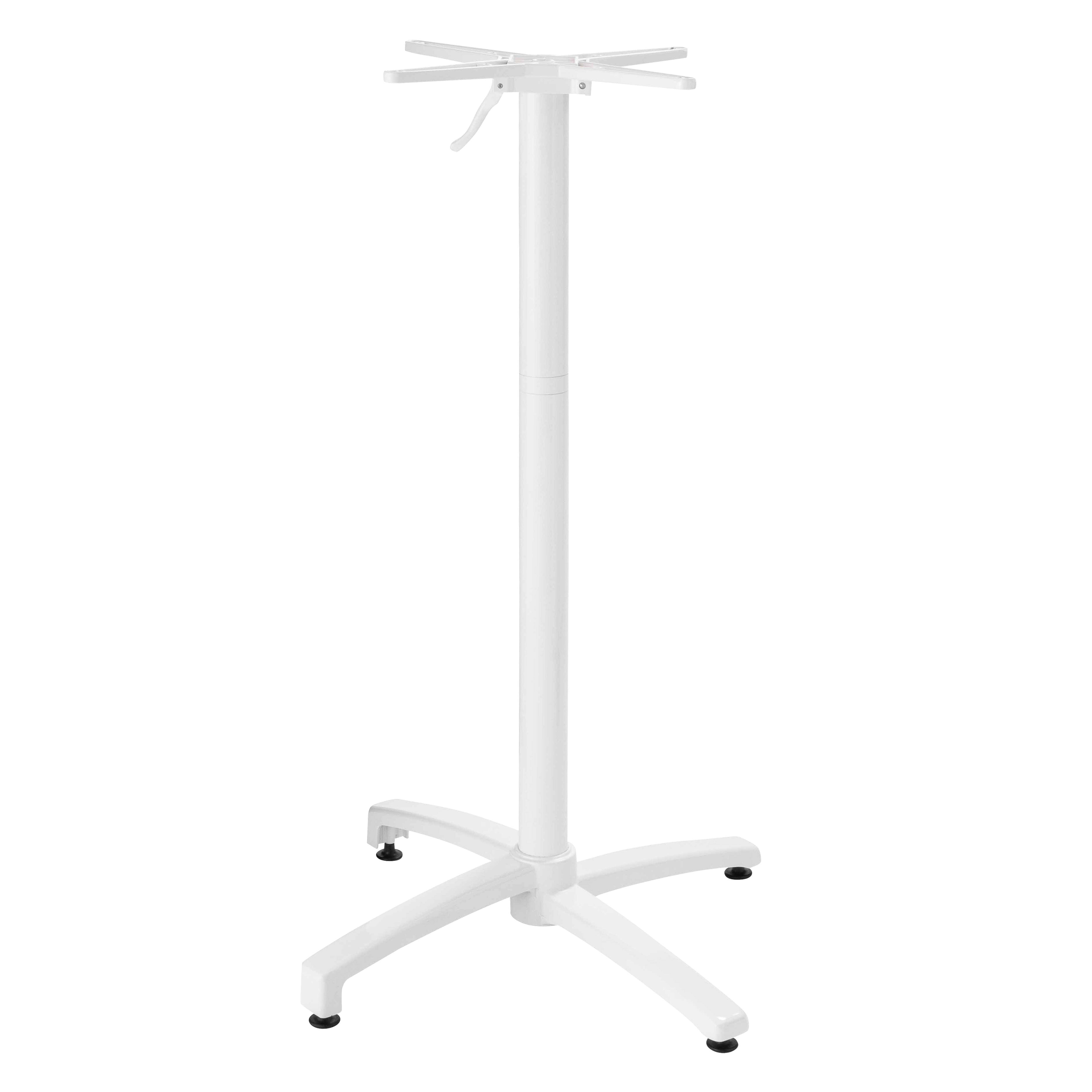 Oviala - Pied pour table avec système inclinable 108cm en aluminium blanc Klipo Klipo - Oviala - Image 1