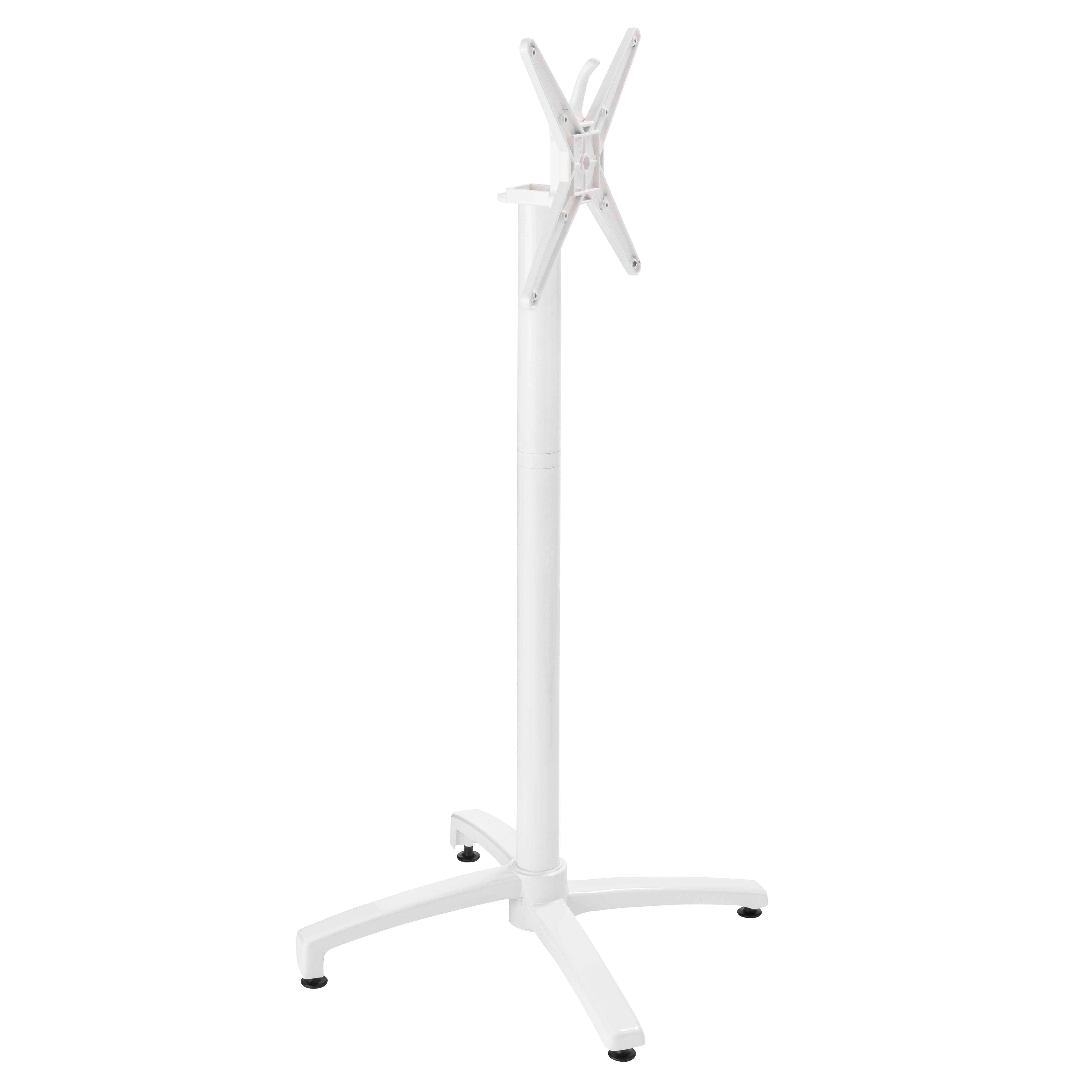 Oviala - Pied pour table avec système inclinable 108cm en aluminium blanc Klipo Klipo - Oviala - Image 2