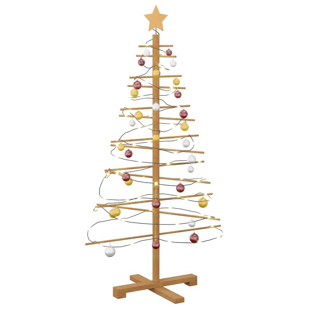ComfortXL - Sapin de Noël design en bambou pour intérieur et extérieur Marron 125 cm – ComfortXL Outdoor Living - Image 3