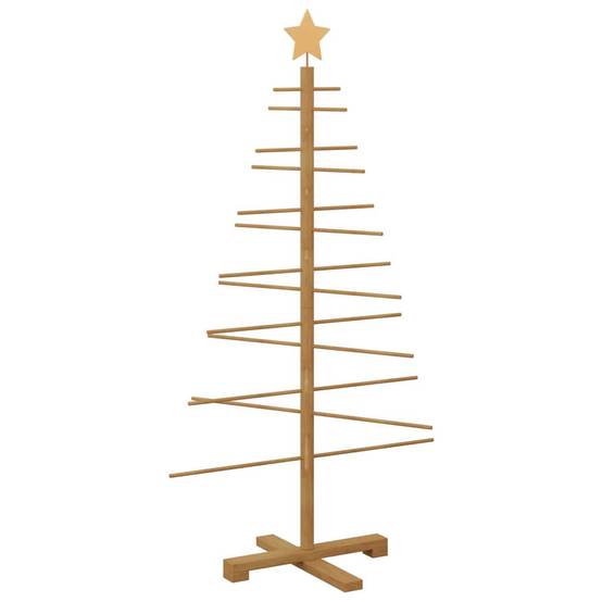 ComfortXL - Sapin de Noël design en bambou pour intérieur et extérieur Marron 125 cm – ComfortXL Outdoor Living - Image 7