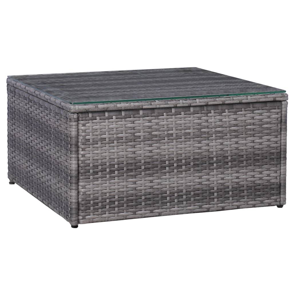 Vidaxl - Salon de jardin 7 pcs et coussins et oreillers Résine tressée vidaXL 44158 - Imagen 8