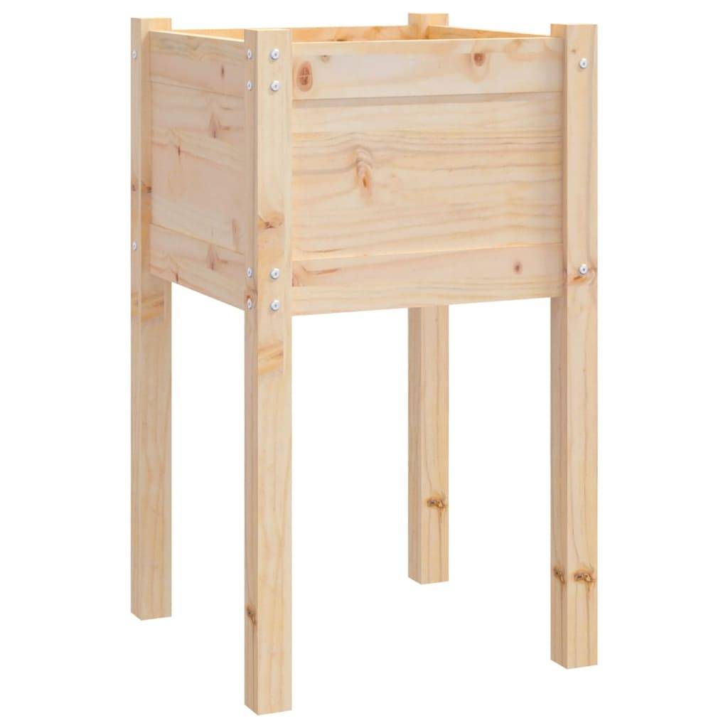 Vidaxl - Jardinières d'extérieur 2 pcs 40x40x70 cm bois de pin massif vidaXL 810790 - Image 5