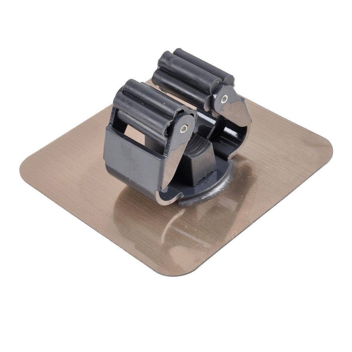 Accroche Balai "Repositionnable" Anthracite