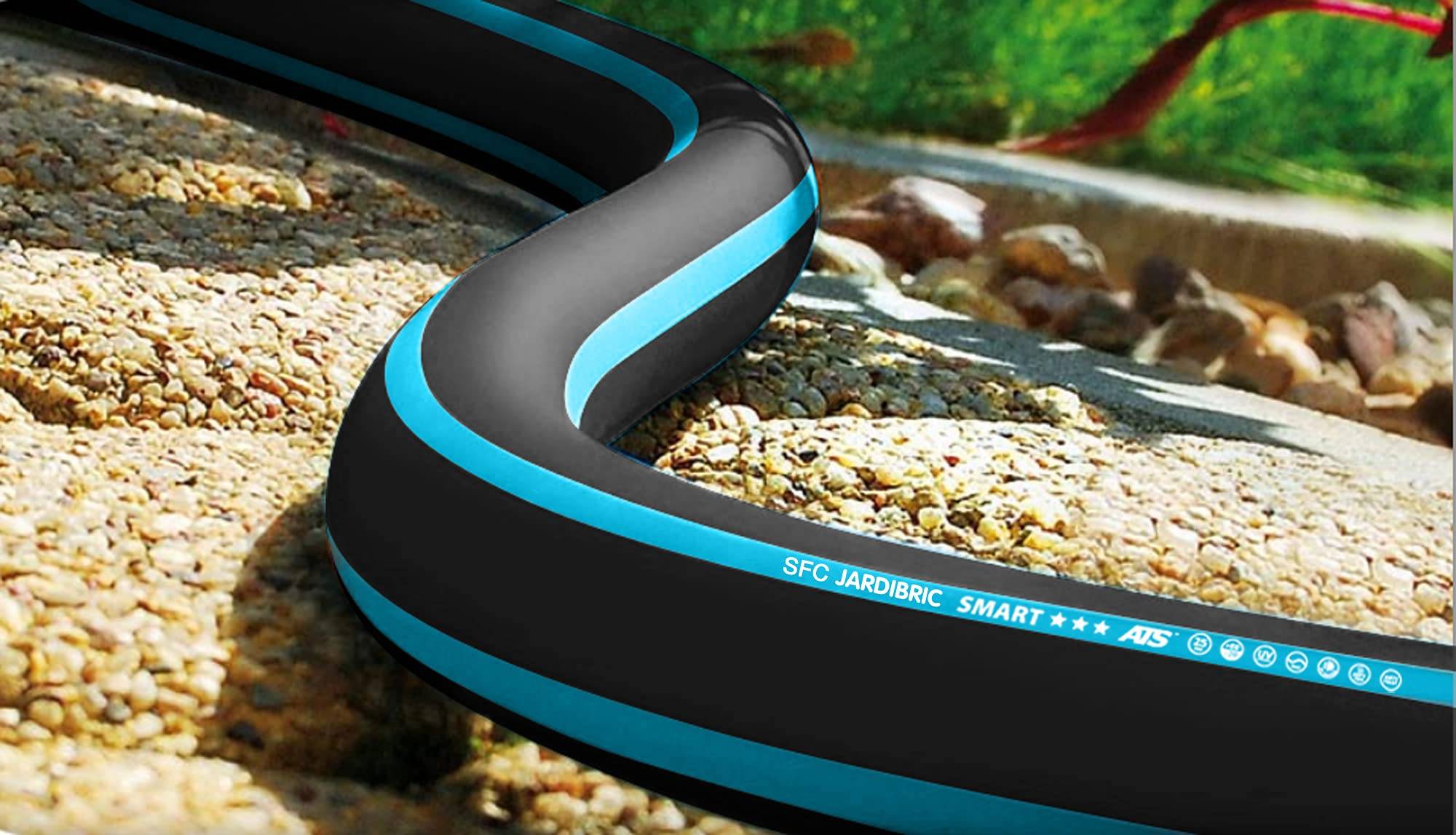 Jardibric - Jardibric - Tuyau d'Arrosage 3 Couches Ø19 mm 25 m Guipé Tricoté SMART - 20 Bar - Anti-UV, Anti-Algues, Flexible - Imagen 3