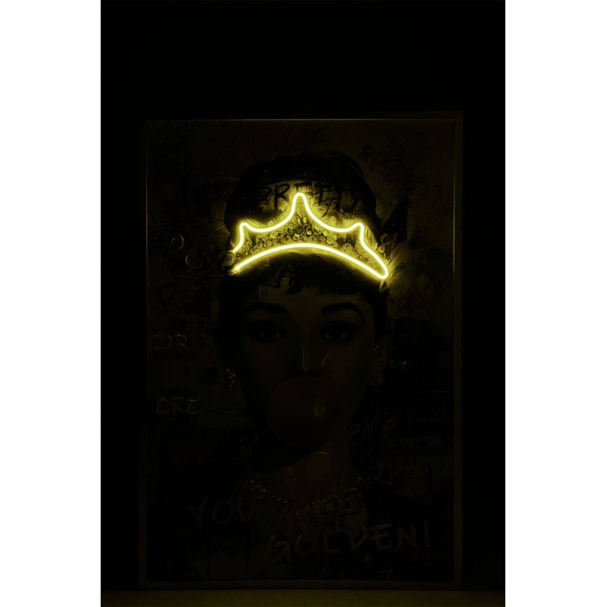 J-Line - Tableau à LED "Lady" 83x123cm Multicolore - Image 6