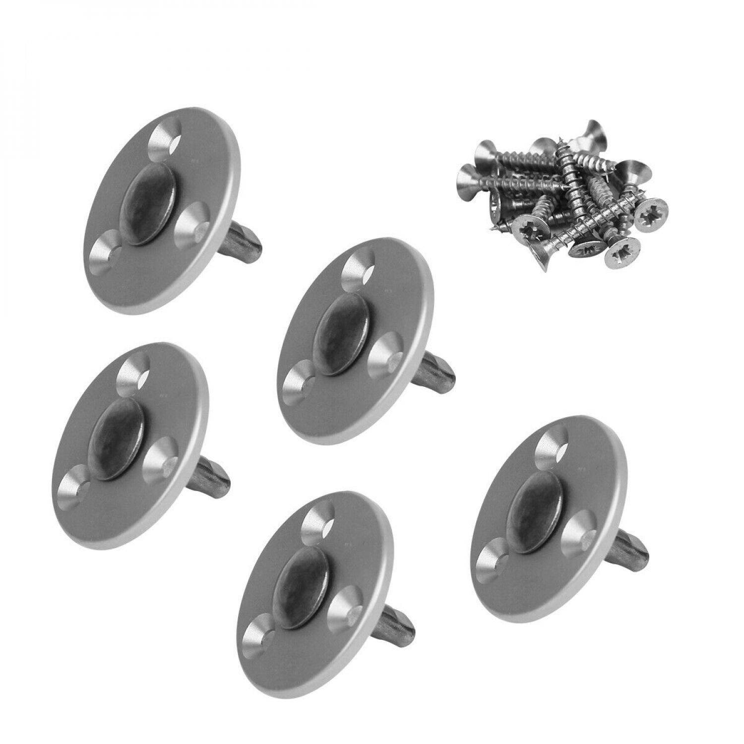 Linxor - Lot de 5 pitons télescopiques en inox pour plage en bois - Linxor - Imagen 1
