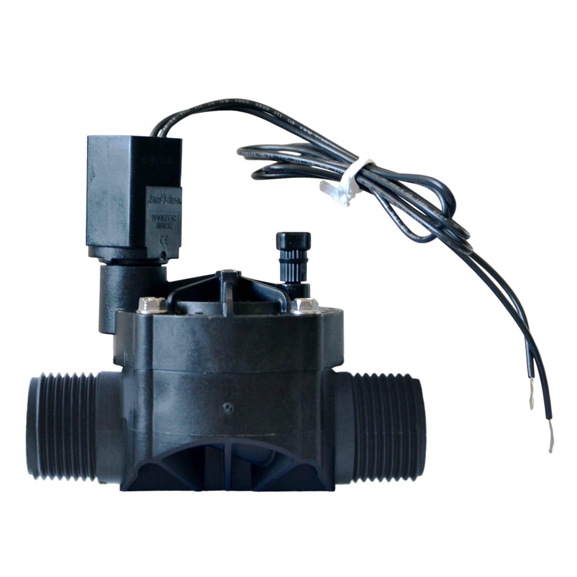 Electrovanne 9 Volts Rain Bird 100-HV-9V Filetage FF 26x 34 mm avec Vis de purge Ouverture et Fermeture Manuelle par Solénoide - Image 1