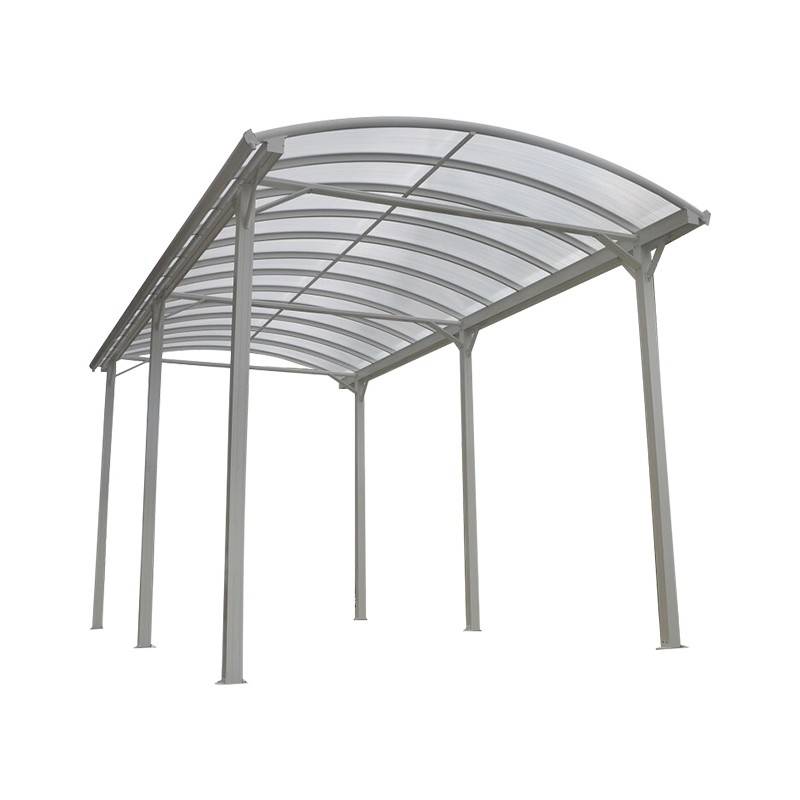 X-Metal - Carport aluminium blanc 27,36 m² pour camping-car, toiture polycarbonate 6mm X-Metal - Image 2