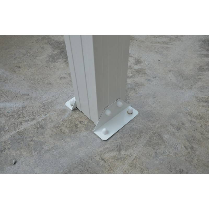 X-Metal - Carport aluminium blanc 27,36 m² pour camping-car, toiture polycarbonate 6mm X-Metal - Image 4