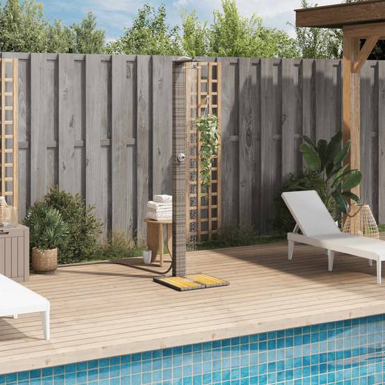 Prolenta Premium - Douche d'exterieur Tolentino Naturel 50 X 55 X 224 cm - P87211N - Image 3