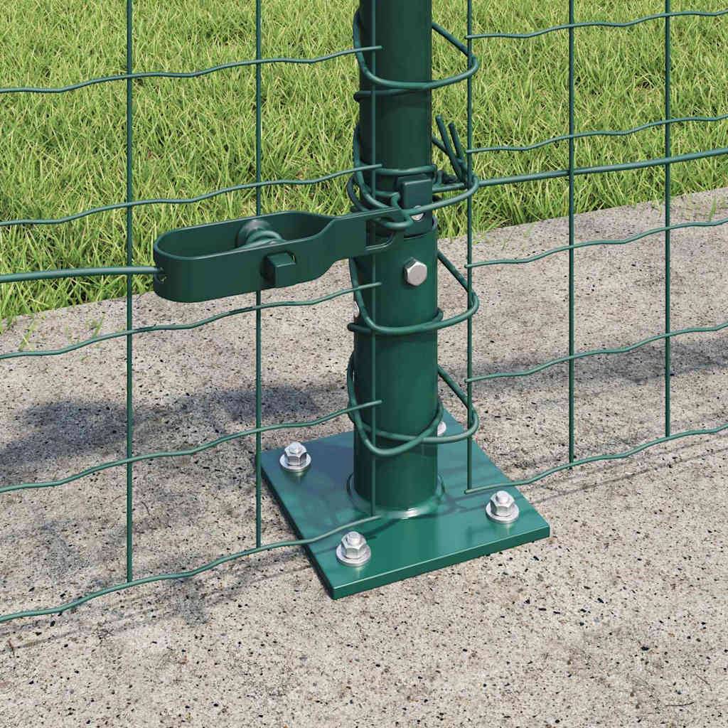 Poteau clôture acier galvanisé vert 50 x 3.2 cm - PANGIVO - Image 3