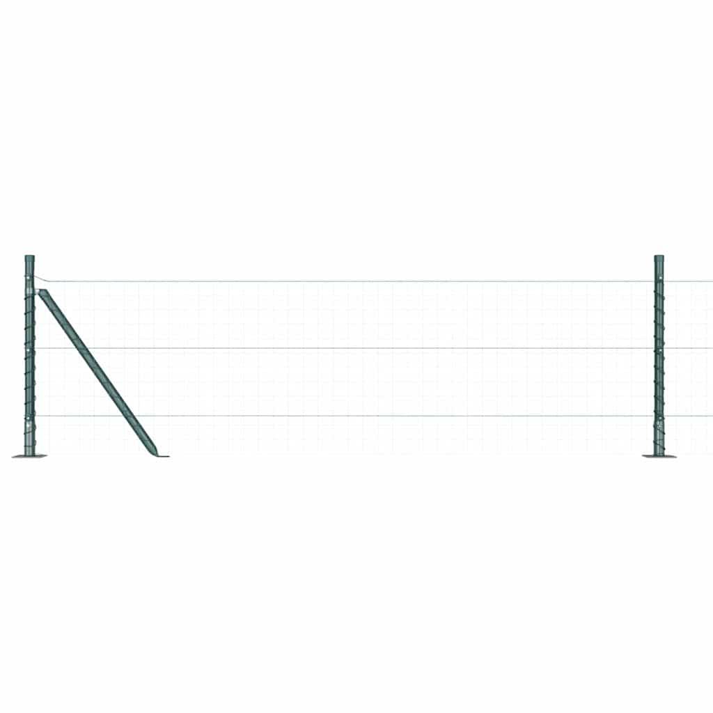 Poteau clôture acier galvanisé vert 50 x 3.2 cm - PANGIVO - Image 6