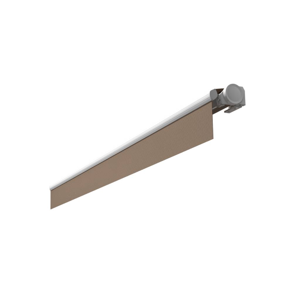 Intersun - Store banne loggia DIONEA 4,00x3,00 M (Motorisé Secours à Télécommande - Blanc - Taupe) - INTERSUN - Imagen 3