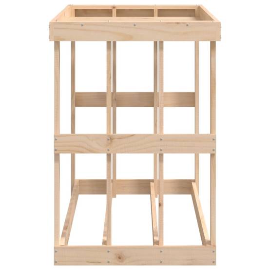 Range-bûches de jardin avec bac à plantes 108x52x74 cm – ComfortXL Outdoor Living - Image 6