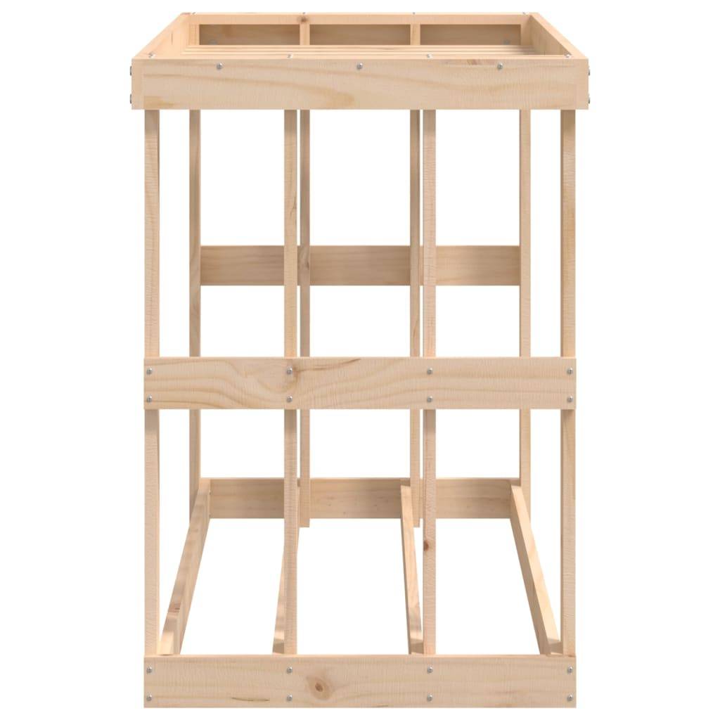 Range-bûches de jardin avec bac à plantes 108x52x74 cm – ComfortXL Outdoor Living - Image 6