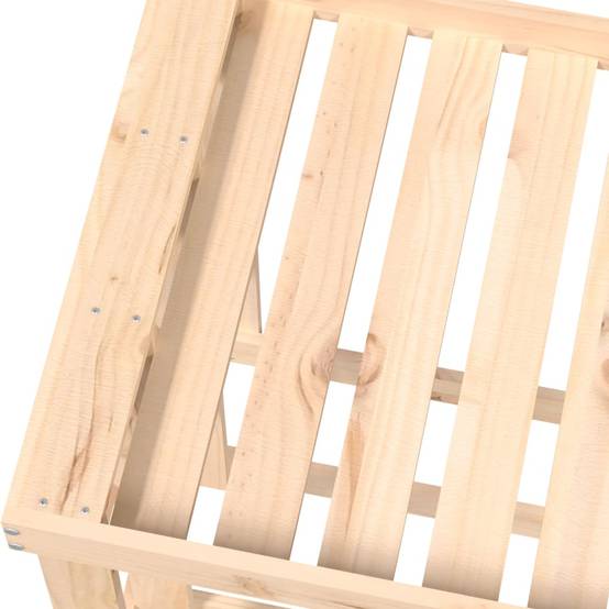 Range-bûches de jardin avec bac à plantes 108x52x74 cm – ComfortXL Outdoor Living - Image 7