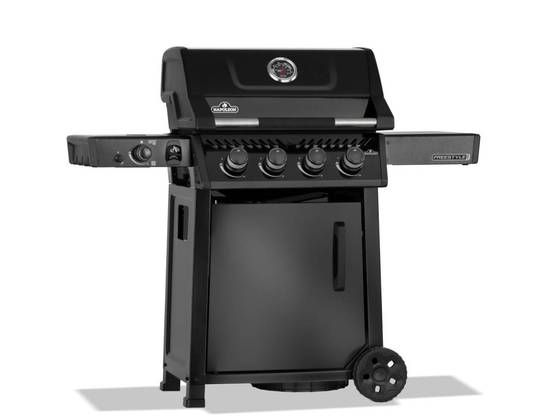 Napoleon - Barbecue gaz Freestyle 425 noir PRO 4 brûleurs + 1 sizzle zone + Rôtissoire + Plateau charbon - Napoléon - Image 3