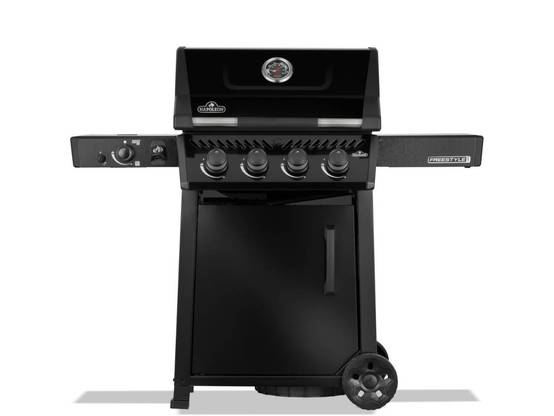 Napoleon - Barbecue gaz Freestyle 425 noir PRO 4 brûleurs + 1 sizzle zone + Rôtissoire + Plateau charbon - Napoléon - Image 2