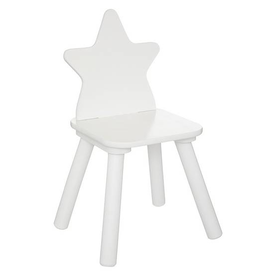 Atmosphera - Chaise Enfant Douceur Grise En Bois - Mobilier Confortable Et Solide Pour Petite Enfance