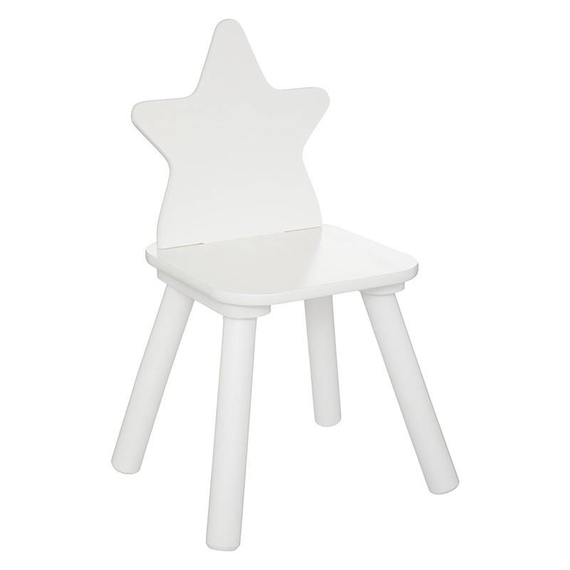 Atmosphera - Chaise Enfant Douceur Grise En Bois - Mobilier Confortable Et Solide Pour Petite Enfance