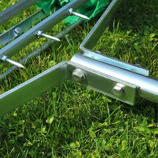 ComfortXL - Aérateur Gazon Manuel Rouleau Acier Galvanisé Entretien Pelouse 139cm - ComfortXL Outdoor Living - Image 6