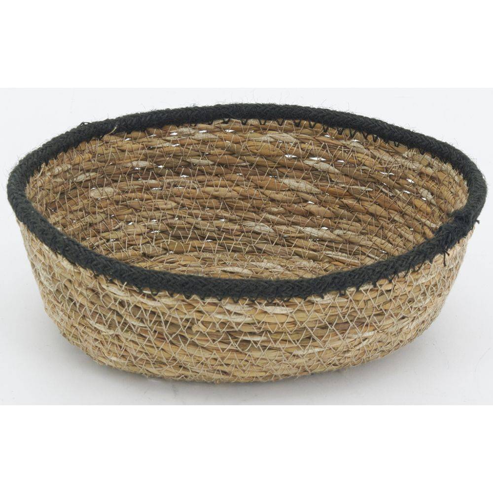 Aubry Gaspard - Corbeilles basses en jonc naturel (Lot de 3) - Imagen 3