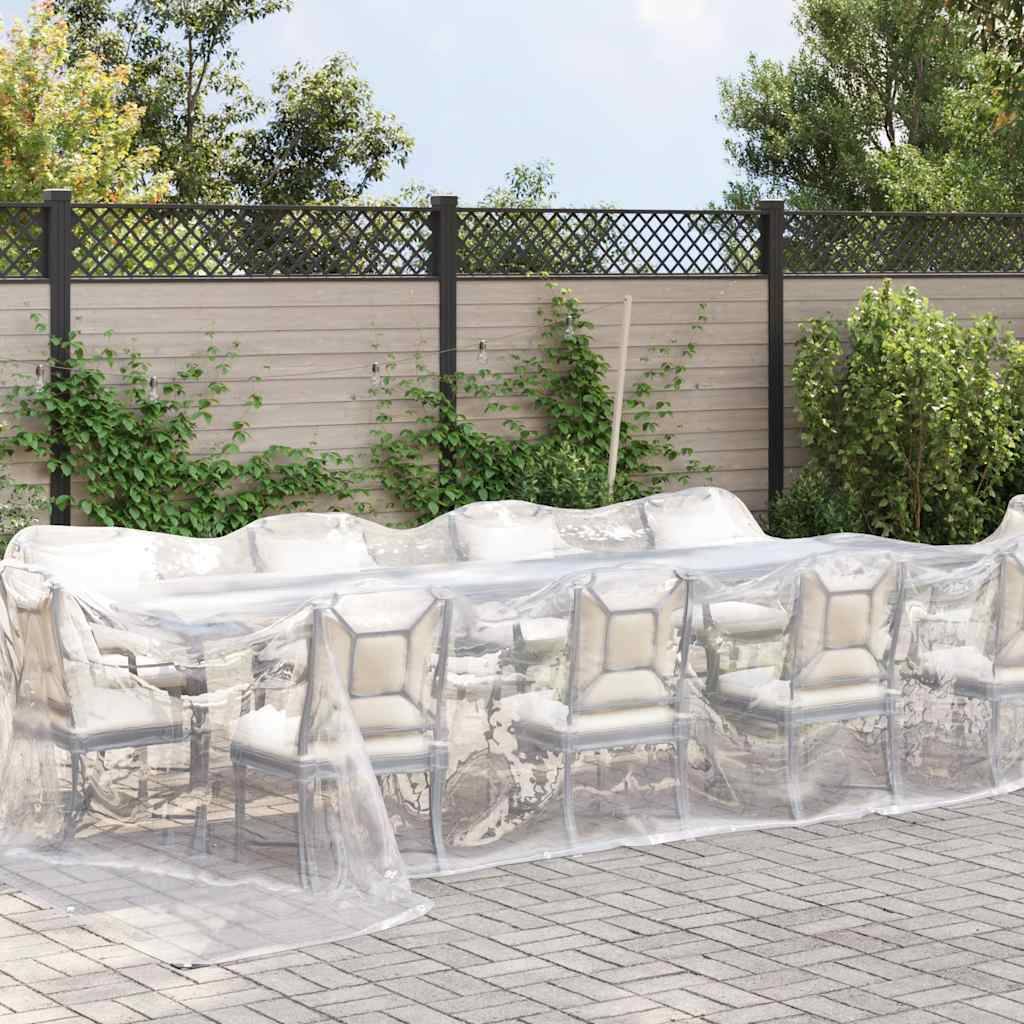 Maison Chic - Bâche de protection | Bâche transparente avec œillets 5x8 m polyéthylène Maison Chic - Image 1