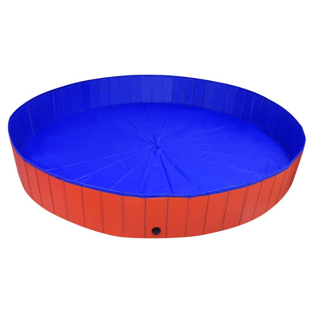 Vidaxl - Piscine pliable pour chiens Rouge 300x40 cm PVC vidaXL 92601 - Imagen 8