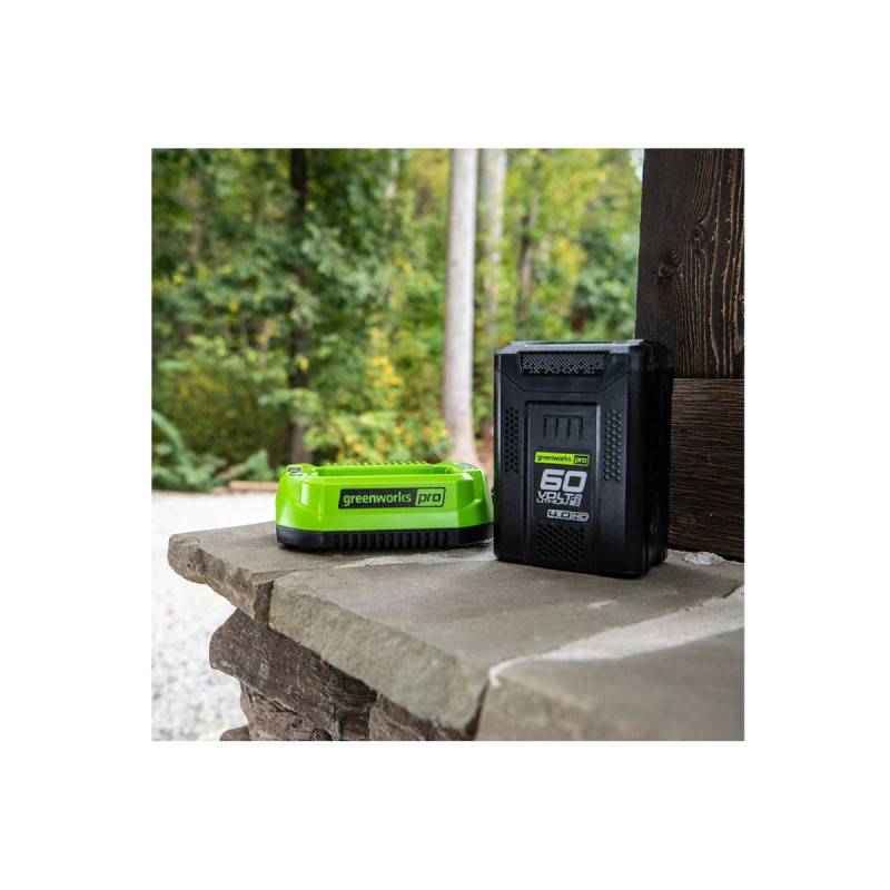 Greenworks - Pack GREENWORKS 60V - 1 batterie 4,0Ah Lithium-ion - 1 Chargeur - GSK60B4 - Image 2