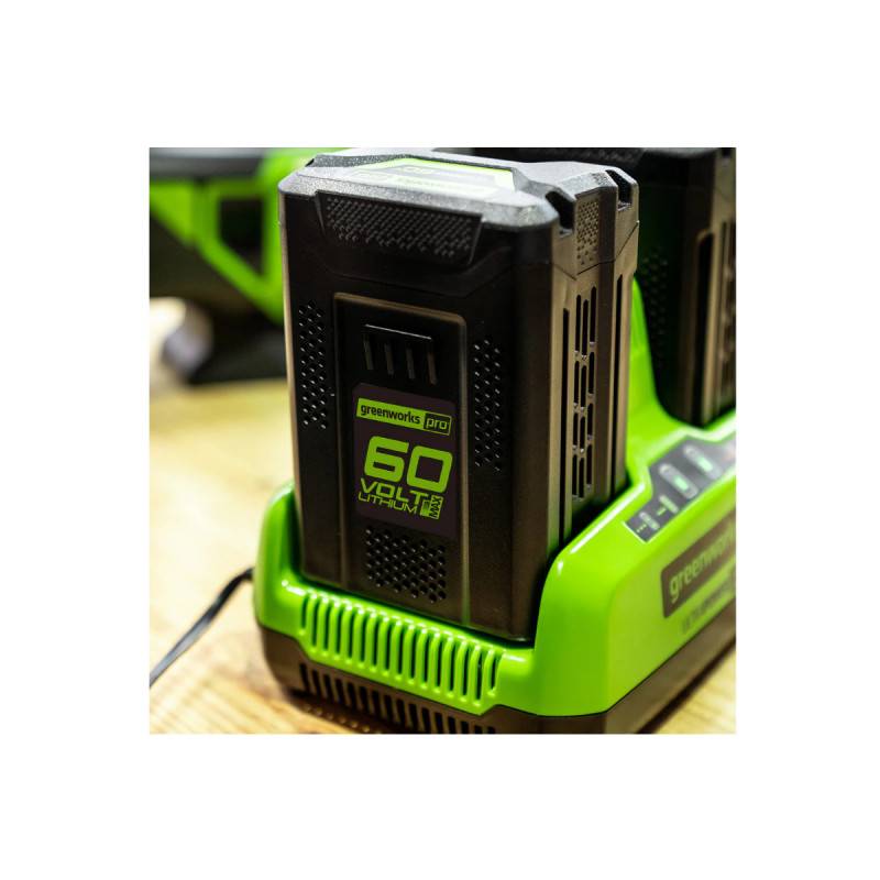 Greenworks - Pack GREENWORKS 60V - 1 batterie 4,0Ah Lithium-ion - 1 Chargeur - GSK60B4 - Image 3
