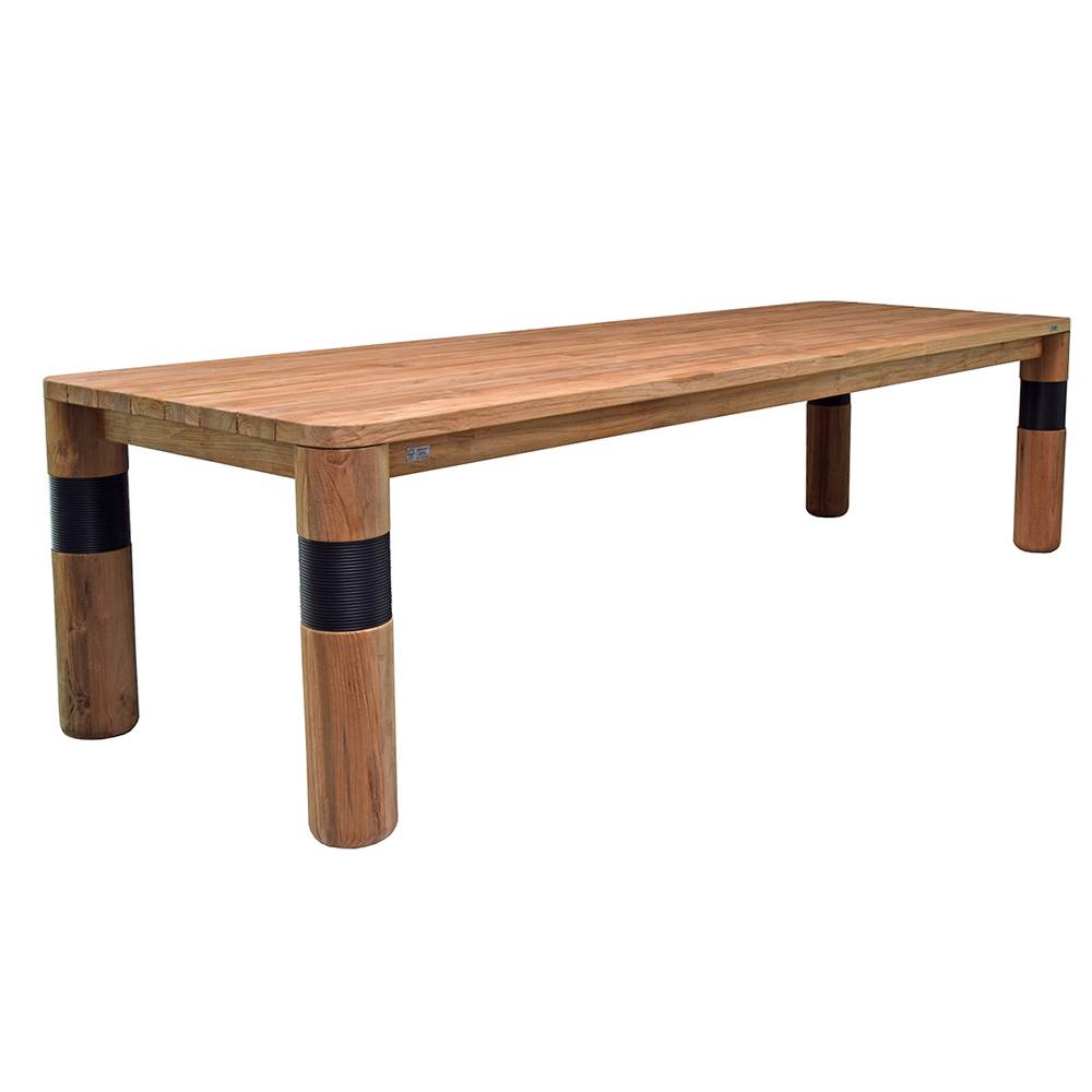 Table en teck recyclé 240 cm, Galactus - Gecko Jardin - Image 2