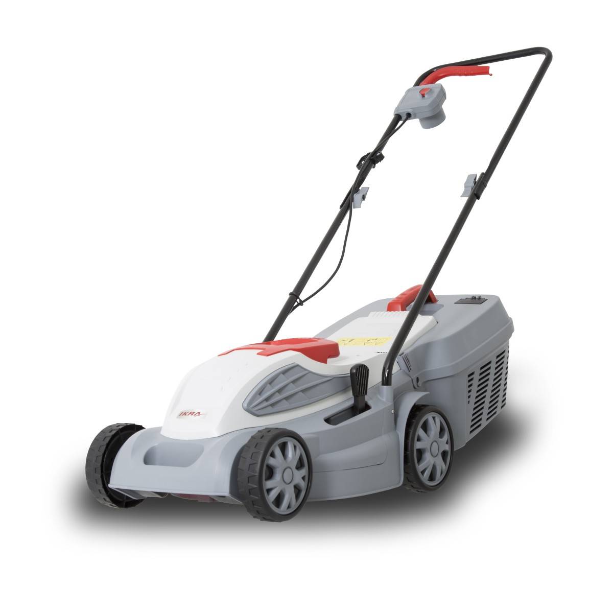 Tondeuse électrique 1600W Largeur de coupe 38cm Tonte & Ramassage Pelouse, Tondeuse gazon Bac 45L IKRA