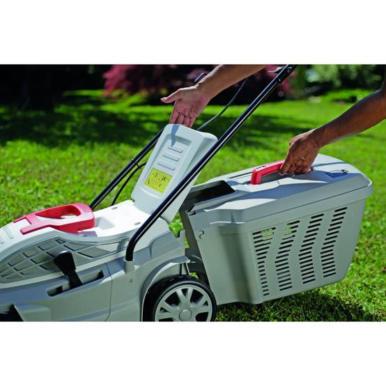 Tondeuse électrique 1600W Largeur de coupe 38cm Tonte & Ramassage Pelouse, Tondeuse gazon Bac 45L IKRA - Image 4