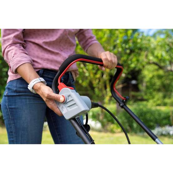 Tondeuse électrique 1600W Largeur de coupe 38cm Tonte & Ramassage Pelouse, Tondeuse gazon Bac 45L IKRA - Image 6