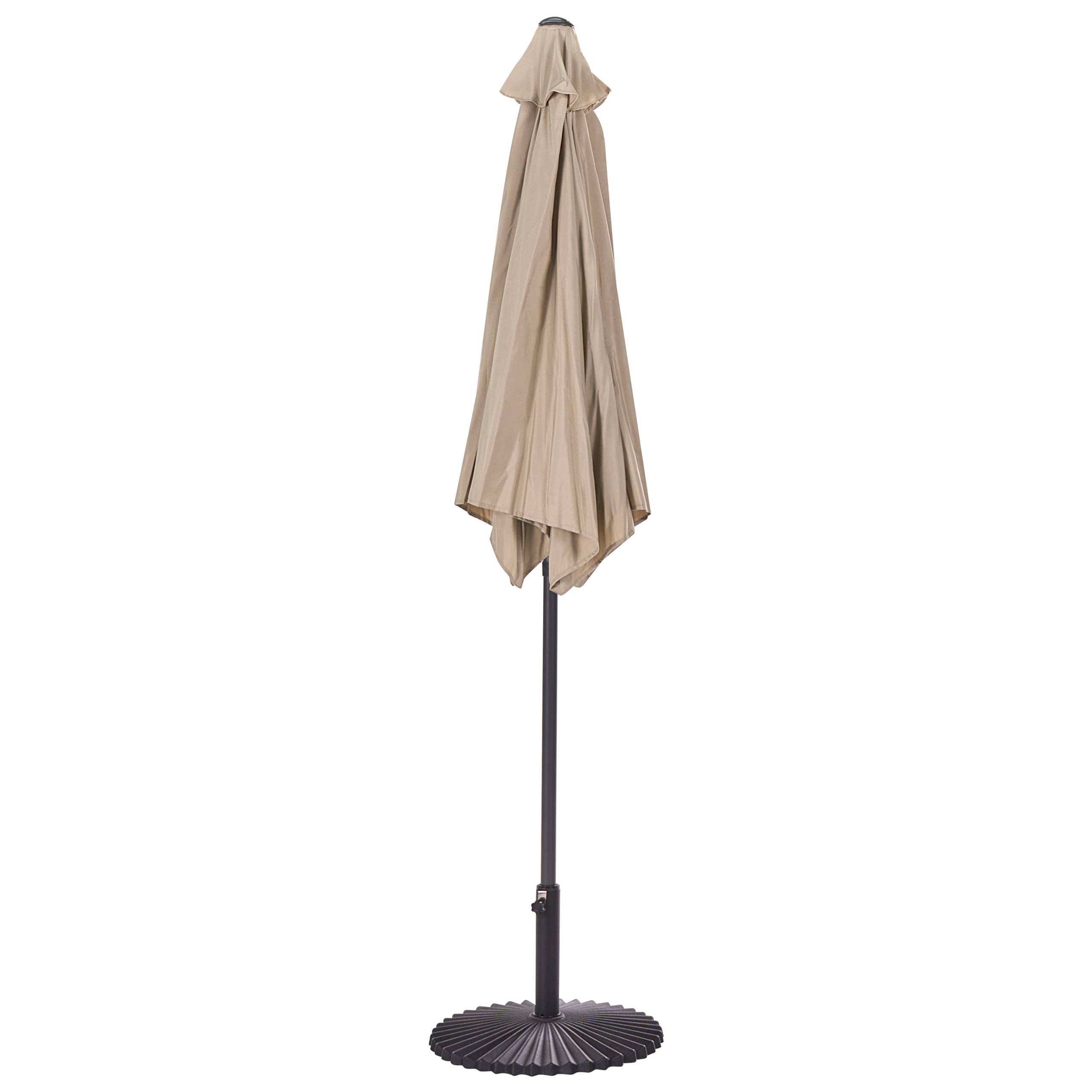 Beliani - Parasol droit Tissu Beige VARESE - Beliani - Imagen 5
