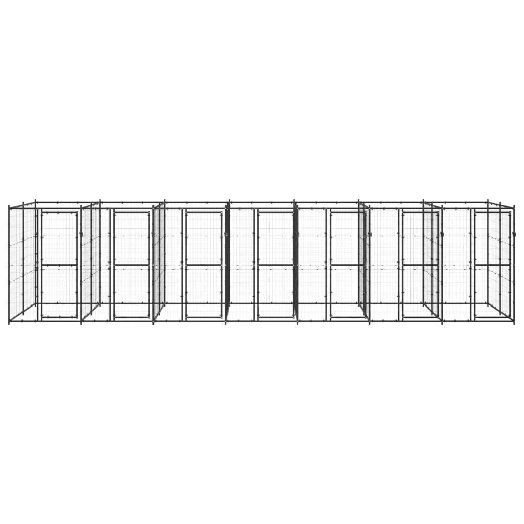 Vidaxl - Chenil extérieur Acier 16,94 m² vidaXL 3082265 - Imagen 2