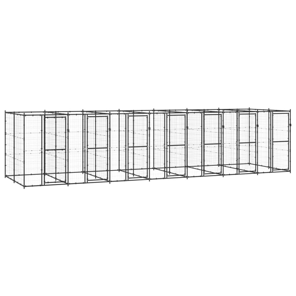 Vidaxl - Chenil extérieur Acier 16,94 m² vidaXL 3082265 - Imagen 1