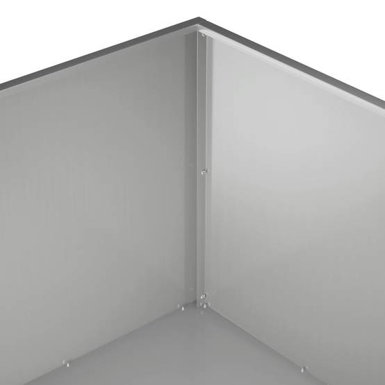 Vidaxl - Cache-pot de jardin 2 pc Argenté 60 x 60 x 40 cm vidaXL 8005103 - Image 7