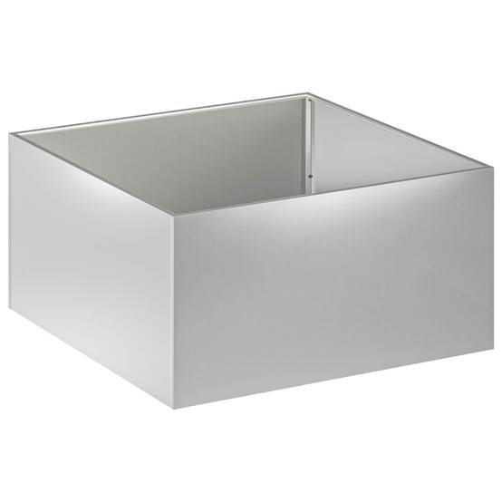 Vidaxl - Cache-pot de jardin 2 pc Argenté 60 x 60 x 40 cm vidaXL 8005103 - Image 4