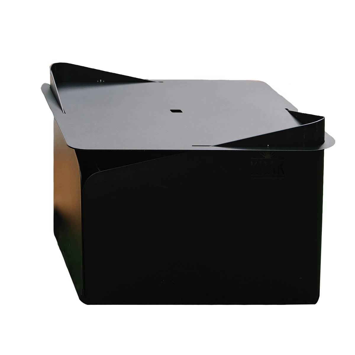 Brasero 3en1 noir LEVANT + GRILLE + PLATEAU NOIR Krak - Imagen 1