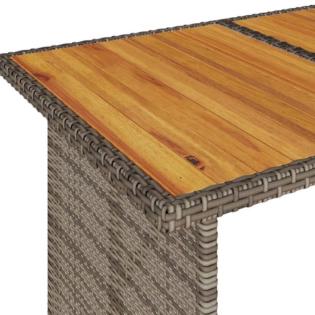 Maison Chic - Ensemble de 2 pcs table de jardin et chaises avec coussins - mobilier de jardin gris rotin-JU2704 - Image 10