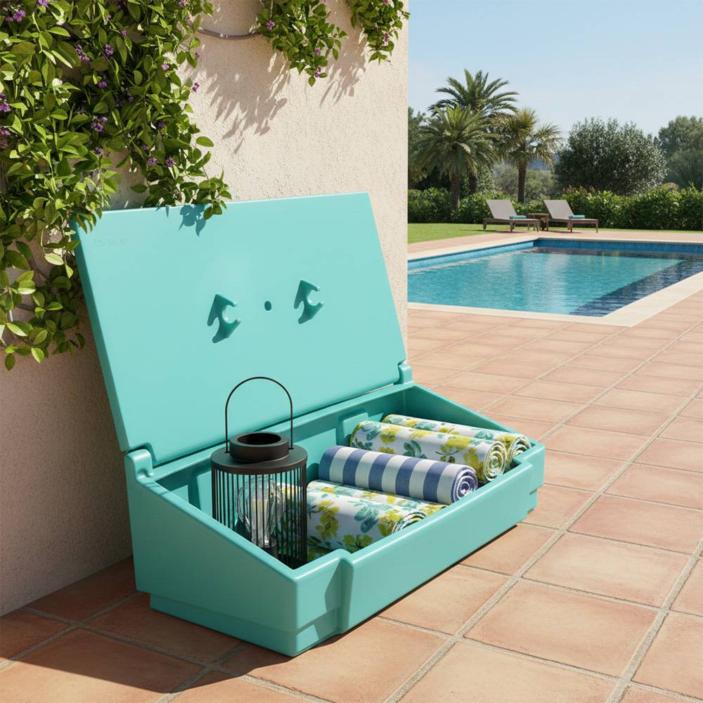 Coffre de jardin 50l-plast'up rotomoulage - Imagen 4